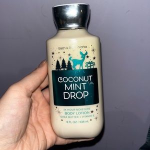 bath and body works coconut mint drop body lotion